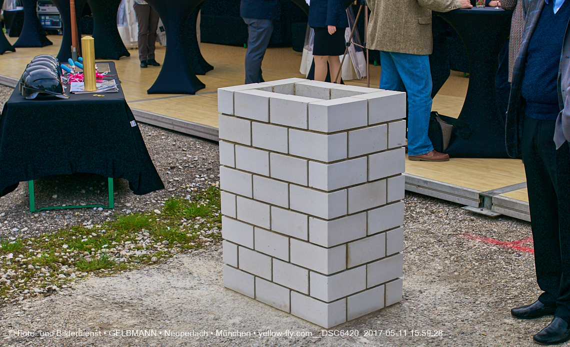 11. Mai 2017 - Grundsteinlegung für die LOGE und dem Kulturquadrat in Neuperlach